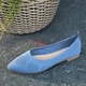 Балетки женские летние тканевые синие 40р Код: 3545 - изображение 3
