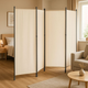 Składany parawan ogrodowy ModernHome by Multistore 4-panelowy 167 x 216 cm beżowy (AW-022/4TLG BEIGE) - obraz 10