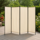 Składany parawan ogrodowy ModernHome by Multistore 4-panelowy 167 x 216 cm beżowy (AW-022/4TLG BEIGE) - obraz 12