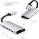 USB-хаб Satechi ST-TCDMMAS Dual Multimedia Adapter Silver (R3600) - изображение 3