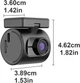 Міні-реєстратор KAWA Tiny 3 Black (R3597) - изображение 3