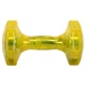 Гантель для фитнеса с покрытием TPU 1 штука Zelart Jelly Urethane Coated Dumbbell TA-2946-7_5LB (1x3,4кг) (1шт, TPU, желтый) - изображение 2