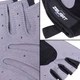 Перчатки для фитнеса и тренировок ZELART SB-161578 (PVC, PL, открытые пальцы, р-р M, черный серый) - изображение 6