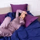 Комплект постельного белья MirSon Сатин Premium Orchid 3220+4052 160х220 (2200001479432) - изображение 7