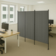 Składany parawan ogrodowy ModernHome by Multistore 3-panelowy 167 x 164 cm szary (AW-022/3TLG GREY) - obraz 12