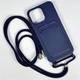 Чехол Wave Colorful Pocket со шнурком для iPhone 16 Pro Max Midnight Blue - изображение 1