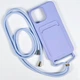 Чехол Wave Colorful Pocket со шнурком для iPhone 16 Pro Max Light Purple - изображение 1