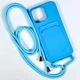 Чехол Wave Colorful Pocket со шнурком для iPhone 16 Pro Max Blue - изображение 1