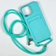 Чехол Wave Colorful Pocket со шнурком для iPhone 16 Pro Max Turquoise - изображение 1