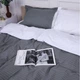 Комплект постельного белья MirSon Satin&nbsp;Stripe 30-0010&nbsp;+ 30-0001&nbsp;Widad 160х220 Полуторный Евро (2200005258279) - изображение 1