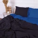Комплект постельного белья MirSon Satin&nbsp;Stripe 30-0021&nbsp;+ 30-0019 Minhvan 160х220 Полуторный Евро (2200005267271) - изображение 1