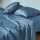 Комплект постельного белья MirSon Royal Soft Полуторный Евро 160x220 см 0845 Blue Wave Сатин (2200008069469) - изображение 2