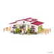 Конюшня центр верхової їзди з кіньми та наїзниками Schleich 42344 - зображення 1