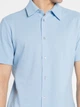 Сорочка чоловіча блакитна з бавовни Arber RALPH Jersey SS XXXL зріст 6 блакитний (M14.19.23.521) - зображення 4
