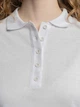 Поло жіноче Arber з трикотажної тканини Polo Knit WS CL S білий (WB09.02.00.00) - изображение 5