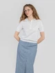 Поло жіноче Arber з трикотажної тканини Polo Knit WS CL S білий (WB09.02.00.00) - изображение 6