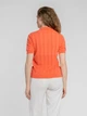 Поло жіноче коралове з трикотажної тканини Arber Polo Knit SS WIsk1 WTR-20 XS кораловий (W09.23.37.523) - изображение 4