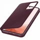 Защитный смарт чехол книжка S-View Flip Cover Samsung Galaxy S22 Plus 5G EF-NS906 Burgundy - изображение 2