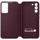 Защитный смарт чехол книжка S-View Flip Cover Samsung Galaxy S22 Plus 5G EF-NS906 Burgundy - изображение 3