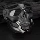 Маска з черепом Skull Mask під шолом для страйкболу Full Face Airsoft Black - зображення 2