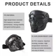 Маска з черепом Skull Mask під шолом для страйкболу Full Face Airsoft Black - зображення 5