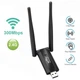 USB ретранслятор усилитель WiFi сигнала на 2 антенны Nectronix Репитер Двухантенный беспроводной расширитель диапазона Wi-Fi сигнала - изображение 1