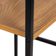 Regał ModernHome by Multistore drewniany 3 półki loft (CWJ302480L WILD OAK) - obraz 4