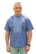 Чоловіча лляна вишиванка-сорочка літня Мережка V-5284 (3XL)120 джинc (528019876120) - зображення 1