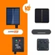 Солнечная гирлянда SuperLED Soli 10м - 10 LED лампочек, теплый свет, водозащита IP65, пульт, зарядка USB, 5168 - изображение 7