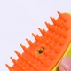 Паровая щетка для вычесывания шерсти LOW Steambrush1 желто-оранжевая - изображение 2