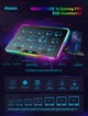 Охлаждающая подставка для ноутбука DYXON MEGAFREEZE 16 Gaming PRO RGB illumination Black - изображение 2