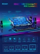 Охлаждающая подставка для ноутбука DYXON MEGAFREEZE 13 Gaming PRO RGB illumination Black - изображение 2
