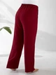 Брюки женские из американского крепа (Мод. 280) Бордовый, 54-56 - изображение 3