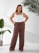 Брюки женские из американского крепа (Мод. 280) Кофейный, 50-52 - изображение 1