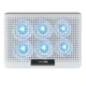 Подставка для ноутбука регулируемая OfficePro CP620S, 6 вентиляторов, USB-хаб, серебряный - изображение 4