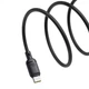 Кабель Baseus Silky Series USB Type-C 2 м 2.4A чорний - зображення 4