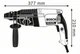 Потужний прямий перфоратор Bosch GBH 2-26 DRE : 2.7 Дж, 800 Вт, (0611253708) - зображення 4
