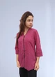 Блузка кимоно женская удлиненная Allure Batik Сиреневая 12862 M (44) - изображение 6