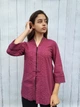 Блузка кимоно женская удлиненная Allure Batik Сиреневая 12862 M (44) - изображение 7