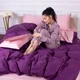 Комплект постельного белья MirSon Сатин Premium Iris 0199+3220 160х220 (2200001479173) - изображение 8