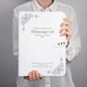 Деловой органайзер руководителя с персональной гравировкой, A5, White, WoodPresent - изображение 1