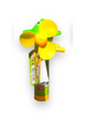 Драже с игрушкой JOHNY BEE AIR PLANE FAN Игрушечный самолет с вентилятором зеленый 8 г - изображение 1