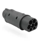 Переходник Type 2 - Type 1 Vexal J1772 Mennekes IEC 62196-2 черный (М0567) - изображение 1
