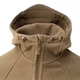 Тактична флісова кофта Helikon Patriot Mk2 Hybrid Fleece з капюшоном coyote койот XL - зображення 3