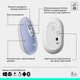Мышь беспроводная Logitech Pop Mouse with Emoji Lilac (910-007414) - изображение 11