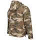 Анорак тактический Brandit Windbreaker Light Woodland, куртка на флисе, водонепроницаема теплая ветровка S - изображение 3