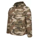 Анорак тактический Brandit Windbreaker Light Woodland — непромокаемая тёплая куртка на флисе M - изображение 3