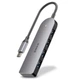 USB-хаб REAL-EL CQ-415 USB Type-C 4-в-1 - зображення 1