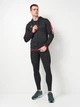 Спортивная кофта мужская Joma Olimpiada 103707.106 L Черная с красным (8445954520174) - изображение 3