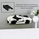 Кронштейн / Настінне 3D Кріплення для Фірмового конструктора Technic Koenigsegg Jesko Absolut Білий (42184) - Чорне - зображення 1